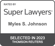 Myles Johnson Super Lawyers Badge