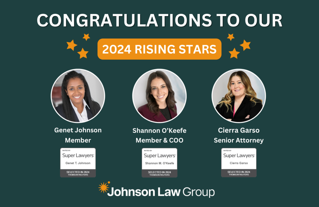 Johnson Law Group Shines Bright: Colorado Rising Stars 2024