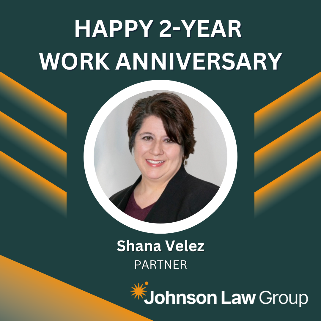 Photo of partner Shana Velez from Johnson Law Group.